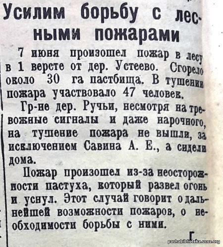 "Пашский колхозник". 8 июля 1930 г.