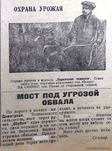 6 сентября 1935 год. По страницам газеты "Пашский колхозник"