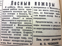По страницам газеты "Пашский колхозник". 28 июля 1936 год.